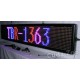Affordable LED TBR-1363 Tri Color Window Scrolling Sign, 13 x 63